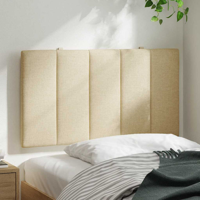 Pernă pentru tăblie de pat, Hanko, crem, 90 cm, material textil WALTI