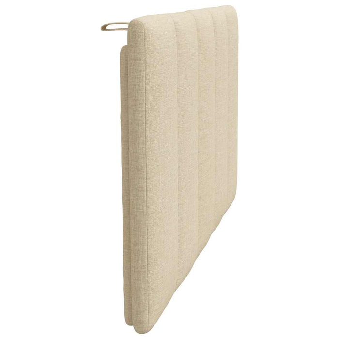 Pernă pentru tăblie de pat, Hanko, crem, 90 cm, material textil WALTI