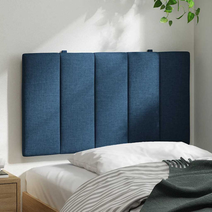 Pernă pentru tăblie de pat, Hanko, albastru, 90 cm, material textil WALTI