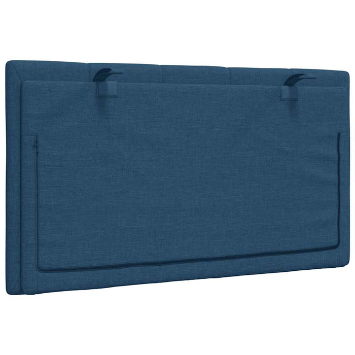 Pernă pentru tăblie de pat, Hanko, albastru, 90 cm, material textil WALTI