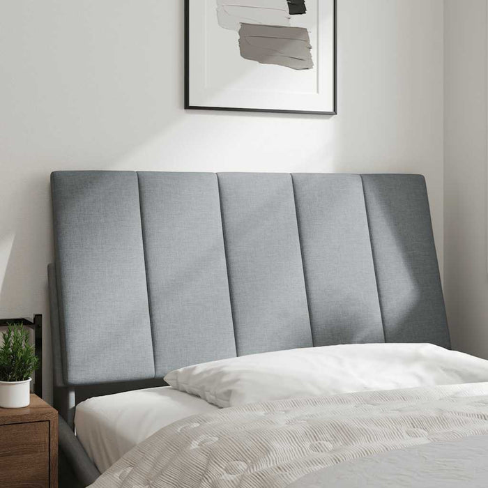 Pernă tăblie de pat, Hanko, gri deschis, 100 cm, material textil WALTI