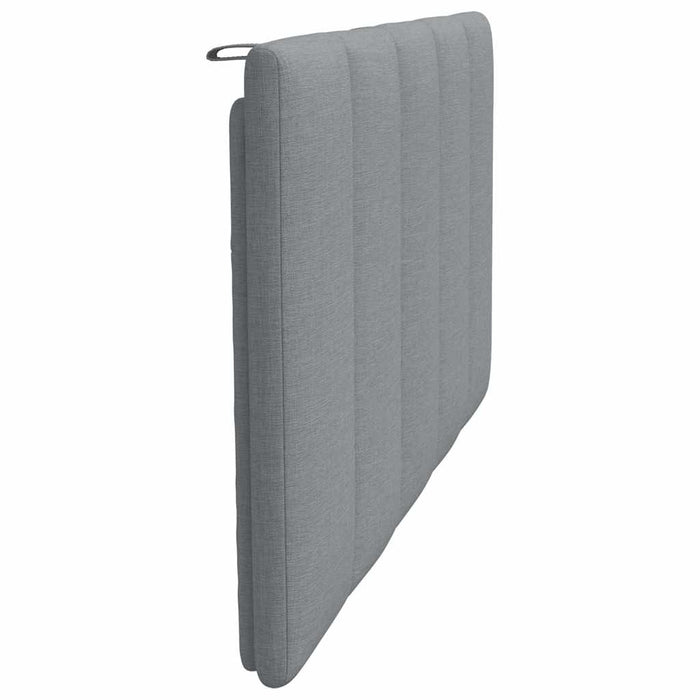 Pernă tăblie de pat, Hanko, gri deschis, 100 cm, material textil WALTI