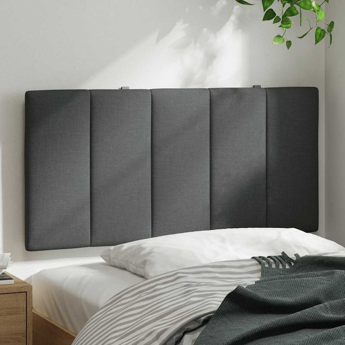 Pernă pentru tăblie de pat, Hanko, gri închis, 100 cm, material textil WALTI