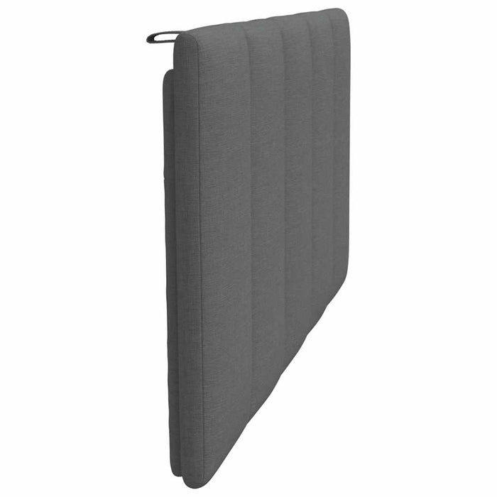 Pernă pentru tăblie de pat, Hanko, gri închis, 100 cm, material textil WALTI