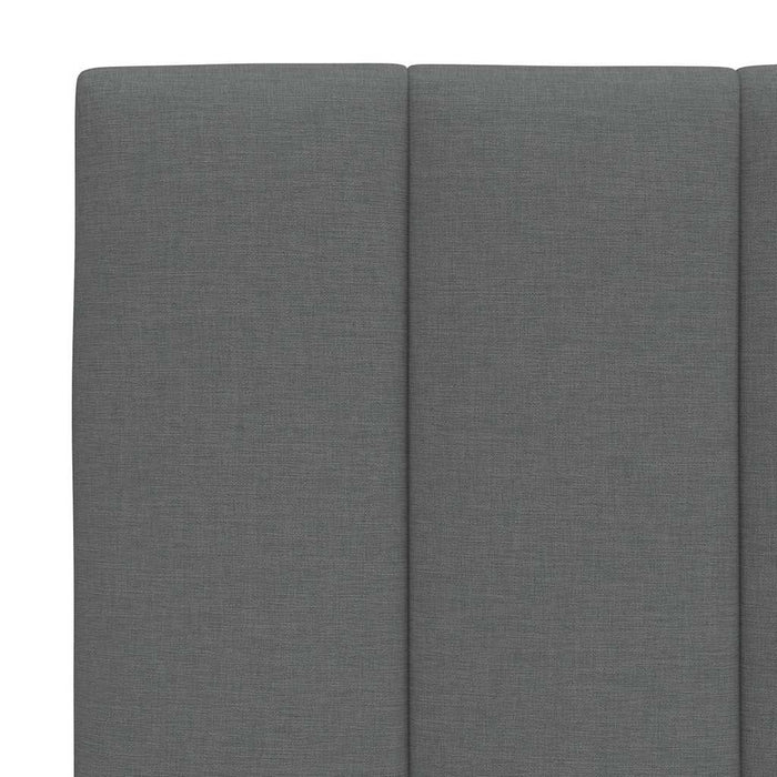Pernă pentru tăblie de pat, Hanko, gri închis, 100 cm, material textil WALTI