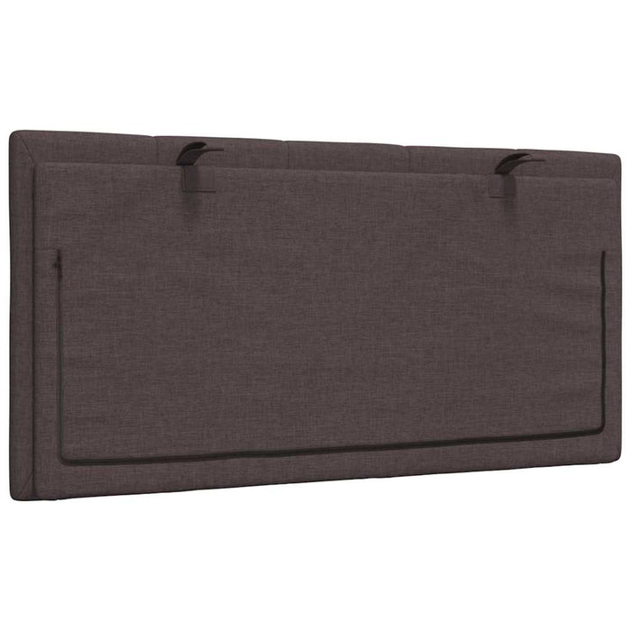 Pernă pentru tăblie de pat, Hanko, maro închis, 100 cm, material textil - WALTI WALTI
