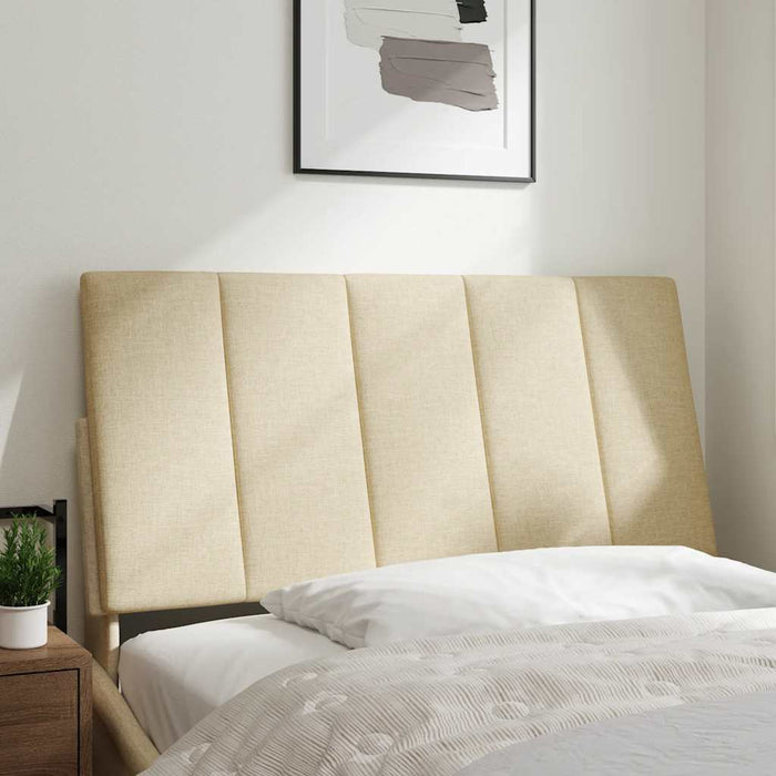 Pernă pentru tăblie de pat, Hanko, crem, 100 cm, material textil WALTI
