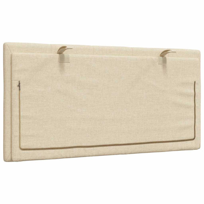 Pernă pentru tăblie de pat, Hanko, crem, 100 cm, material textil WALTI