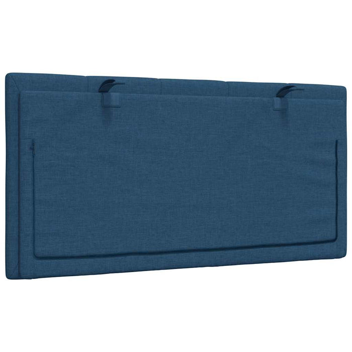 Pernă pentru tăblie de pat, Hanko, albastru, 100 cm, material textil WALTI