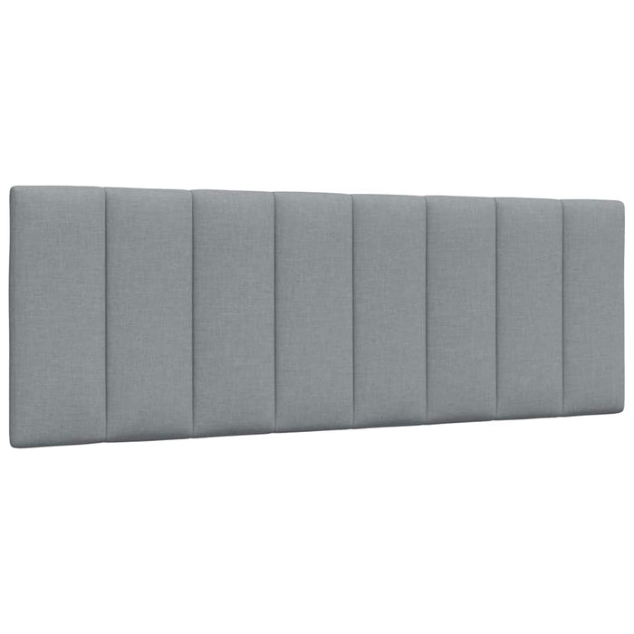 Pernă tăblie de pat, Hanko, gri deschis, 120 cm, material textil WALTI