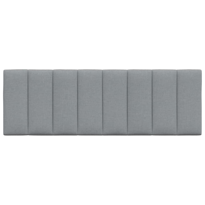 Pernă tăblie de pat, Hanko, gri deschis, 120 cm, material textil WALTI