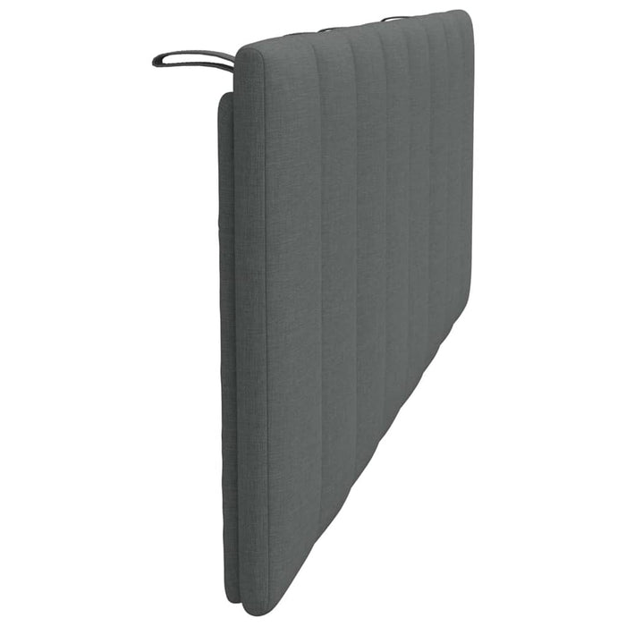Pernă pentru tăblie de pat, Hanko, gri închis, 120 cm, material textil WALTI