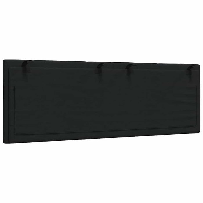 Pernă pentru tăblie de pat, Hanko, negru, 120 cm, material textil WALTI