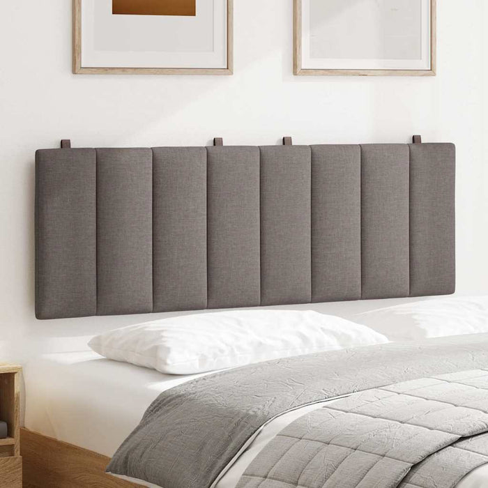 Pernă pentru tăblie de pat, Hanko, gri taupe, 120 cm, material textil WALTI
