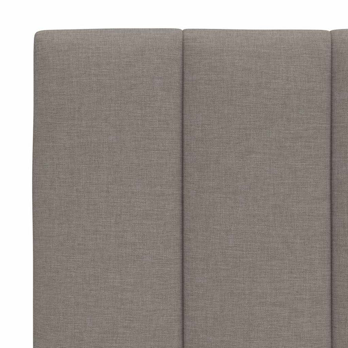 Pernă pentru tăblie de pat, Hanko, gri taupe, 120 cm, material textil WALTI