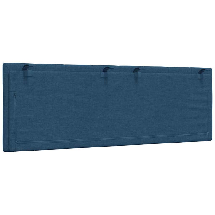 Pernă pentru tăblie de pat, albastru, 120 cm, material textil - WALTI WALTI