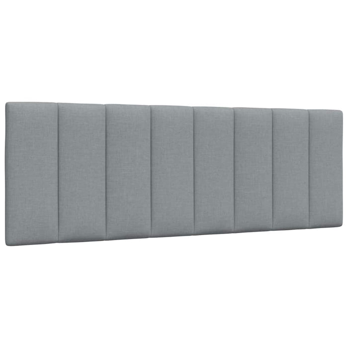 Pernă tăblie de pat, Hanko, gri deschis, 140 cm, material textil WALTI