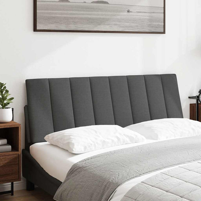 Pernă pentru tăblie de pat, Hanko, gri închis, 140 cm, material textil - WALTI WALTI