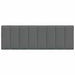 Pernă pentru tăblie de pat, Hanko, gri închis, 140 cm, material textil - WALTI WALTI