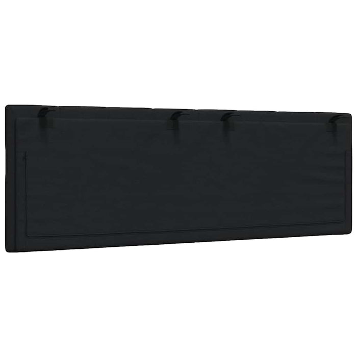 Pernă pentru tăblie de pat, Hanko, negru, 140 cm, material textil WALTI