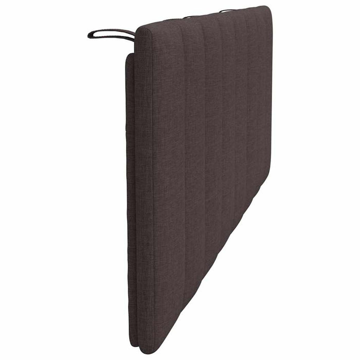 Pernă pentru tăblie de pat, Hanko, maro închis, 140 cm, material textil - WALTI WALTI