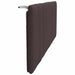 Pernă pentru tăblie de pat, Hanko, maro închis, 140 cm, material textil - WALTI WALTI
