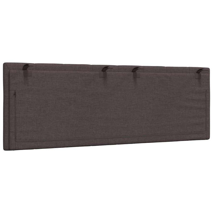 Pernă pentru tăblie de pat, Hanko, maro închis, 140 cm, material textil - WALTI WALTI