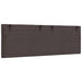 Pernă pentru tăblie de pat, Hanko, maro închis, 140 cm, material textil - WALTI WALTI