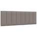 Pernă pentru tăblie de pat, Hanko, gri taupe, 140 cm, material textil - WALTI WALTI