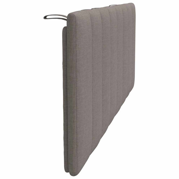 Pernă pentru tăblie de pat, Hanko, gri taupe, 140 cm, material textil - WALTI WALTI