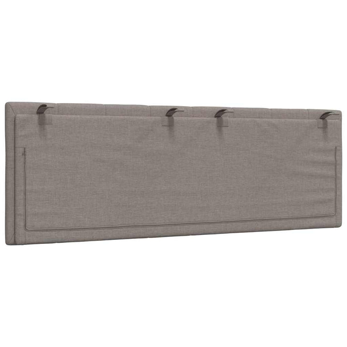 Pernă pentru tăblie de pat, Hanko, gri taupe, 140 cm, material textil - WALTI WALTI