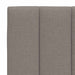 Pernă pentru tăblie de pat, Hanko, gri taupe, 140 cm, material textil - WALTI WALTI