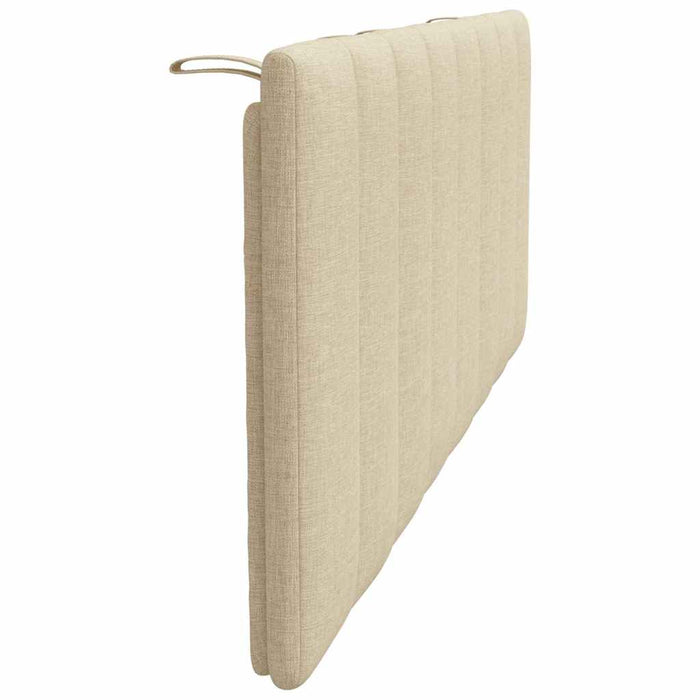 Pernă pentru tăblie de pat, Hanko, crem, 140 cm, material textil WALTI
