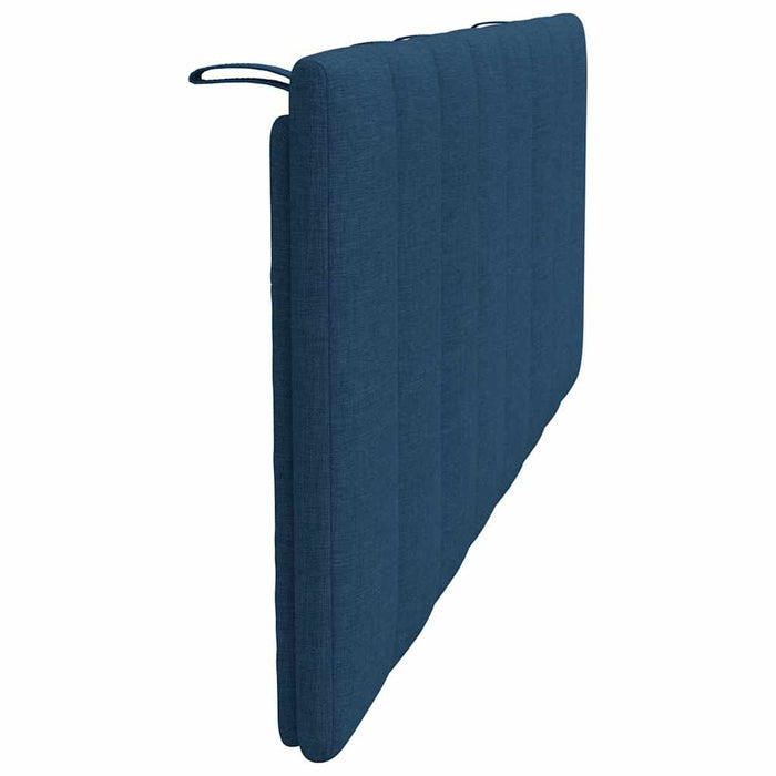 Pernă pentru tăblie de pat, albastru, 140 cm, material textil - WALTI WALTI