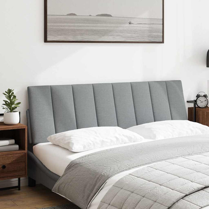 Pernă tăblie de pat, Hanko, gri deschis, 160 cm, material textil WALTI