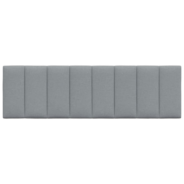 Pernă tăblie de pat, Hanko, gri deschis, 160 cm, material textil WALTI