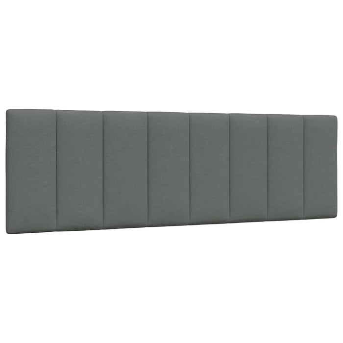 Pernă pentru tăblie de pat, Hanko, gri închis, 140 cm, material textil WALTI