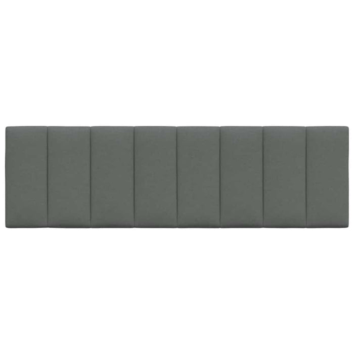 Pernă pentru tăblie de pat, Hanko, gri închis, 140 cm, material textil WALTI