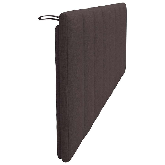 Pernă pentru tăblie de pat, Hanko, maro închis, 160 cm, material textil WALTI