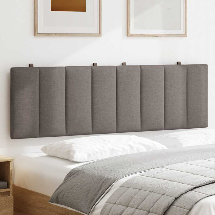 Pernă pentru tăblie de pat, Hanko, gri taupe, 160 cm, material textil WALTI