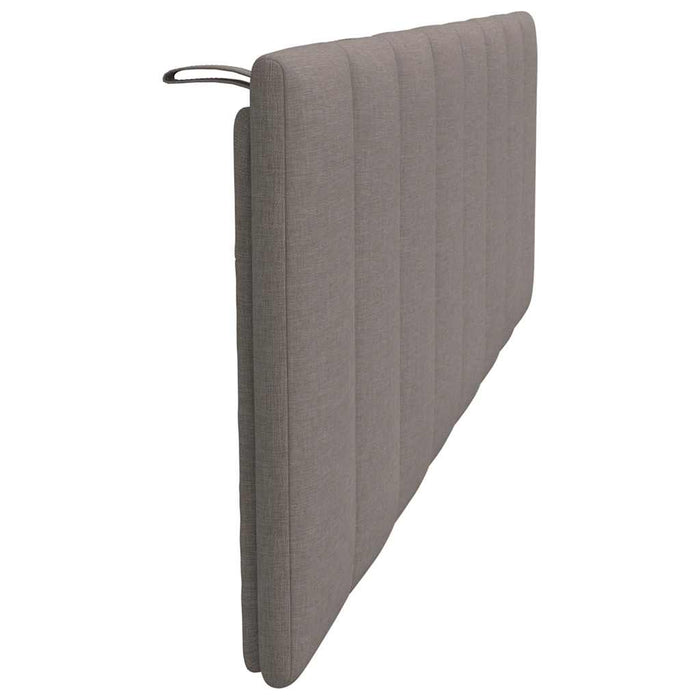 Pernă pentru tăblie de pat, Hanko, gri taupe, 160 cm, material textil WALTI