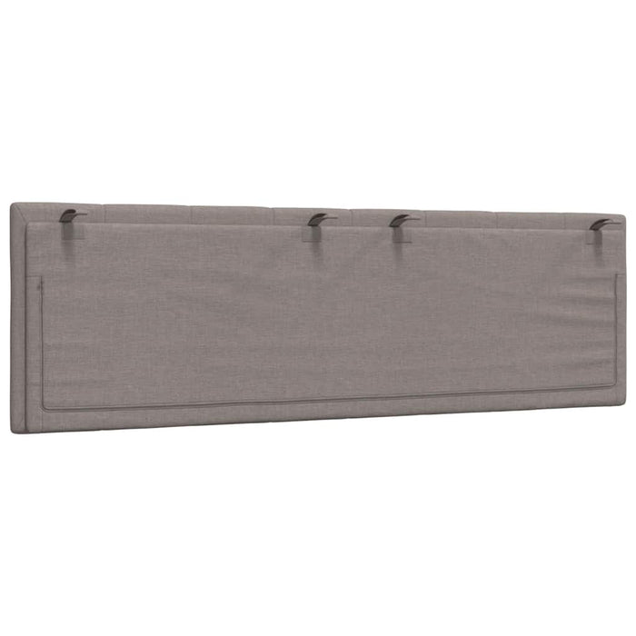 Pernă pentru tăblie de pat, Hanko, gri taupe, 160 cm, material textil WALTI