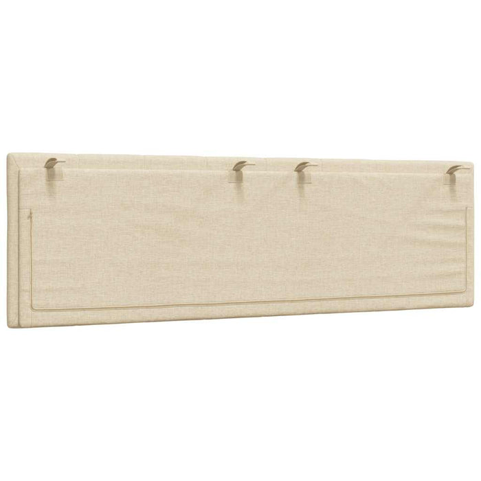 Pernă pentru tăblie de pat, Hanko, crem, 160 cm, material textil WALTI