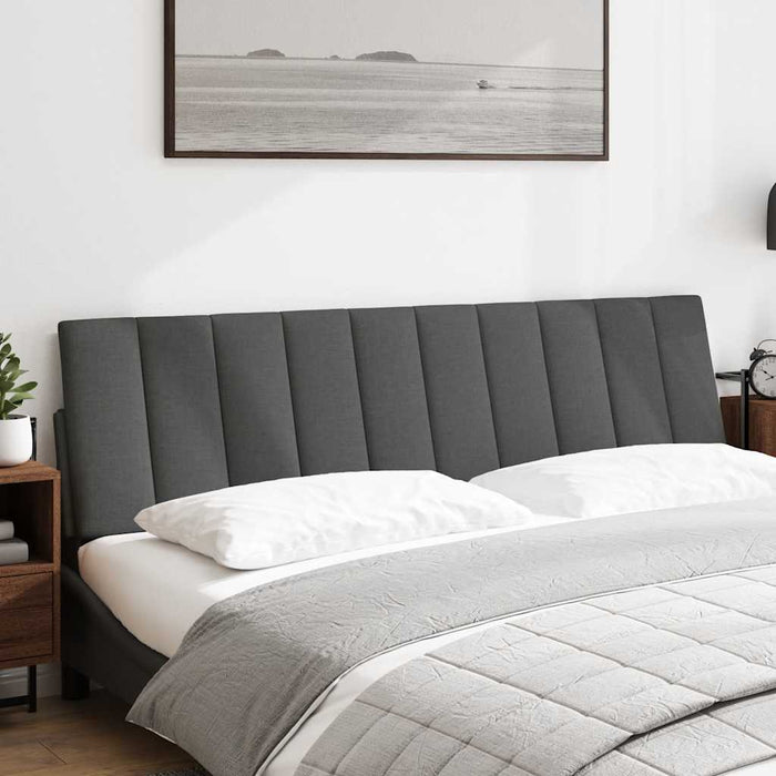 Pernă pentru tăblie de pat, Hanko, gri închis, 180 cm, material textil WALTI