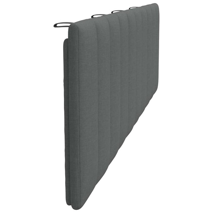 Pernă pentru tăblie de pat, Hanko, gri închis, 180 cm, material textil WALTI