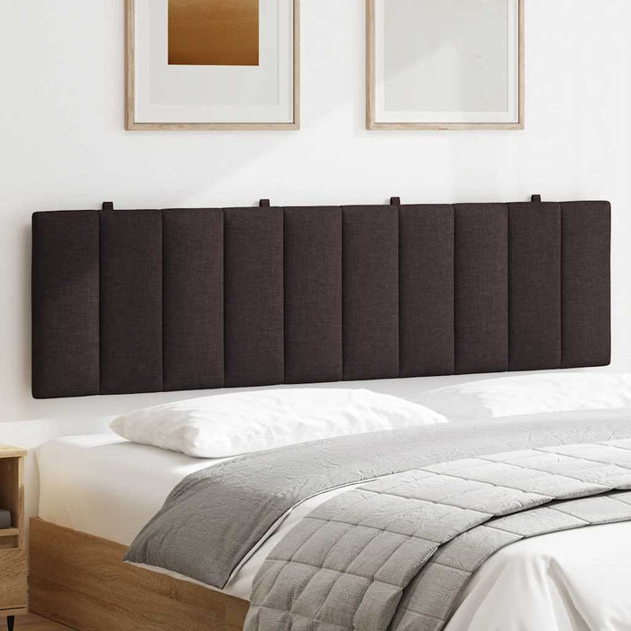 Pernă pentru tăblie de pat, Hanko, maro închis, 180 cm, material textil WALTI