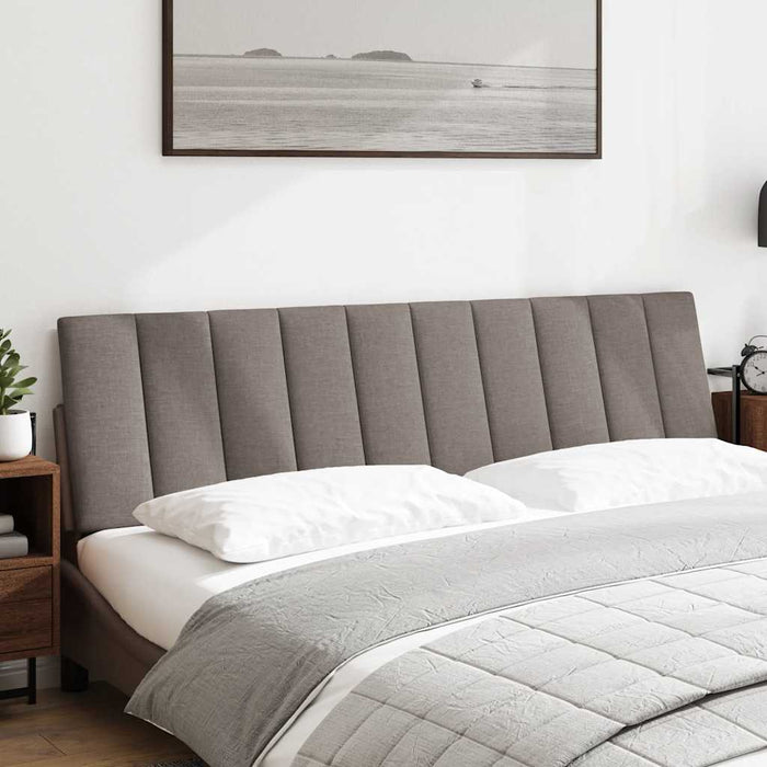 Pernă pentru tăblie de pat, Hanko, gri taupe, 180 cm, material textil WALTI