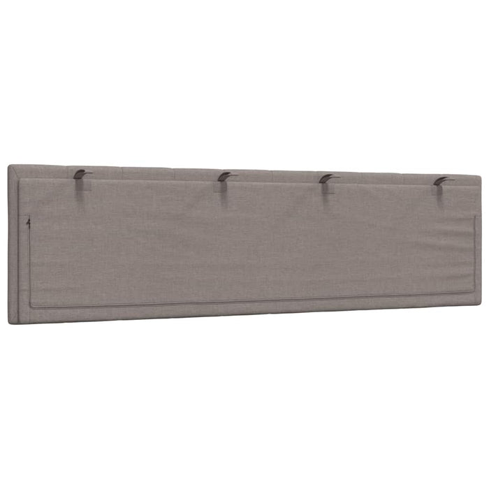 Pernă pentru tăblie de pat, Hanko, gri taupe, 180 cm, material textil WALTI