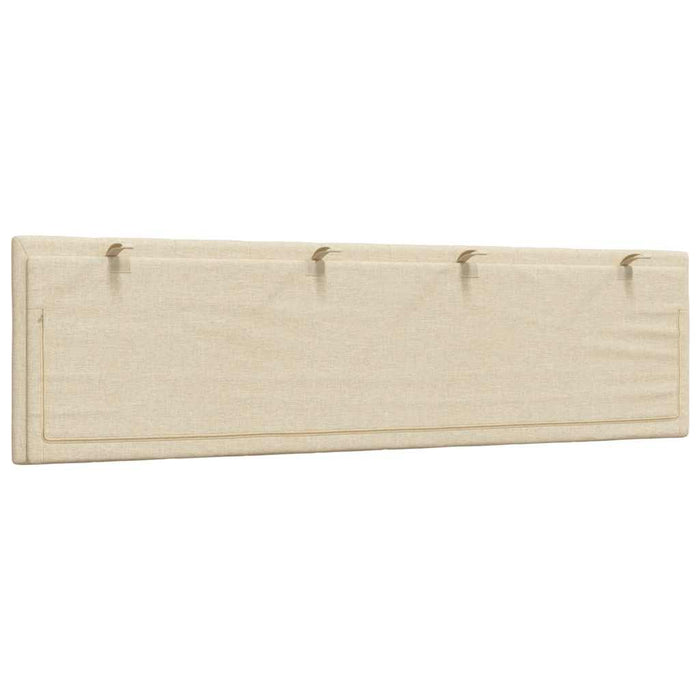 Pernă pentru tăblie de pat, Hanko, crem, 180 cm, material textil WALTI