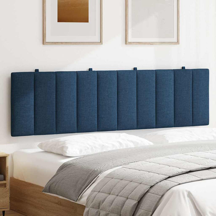 Pernă pentru tăblie de pat, Hanko, albastru, 180 cm, material textil WALTI